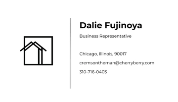 Free Real Estate Services Business Card Template to Edit Online
