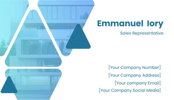 Free Residential Realtor Business Card Template to Edit Online