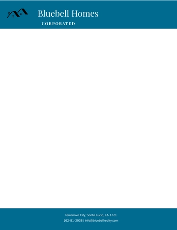 Free Real Estate Property Letterhead Template to Edit Online
