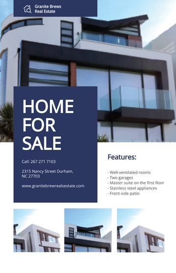 Free Real Estate Poster Template