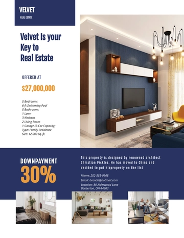 Free Down Payment Flyer Template to Edit Online