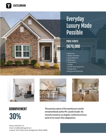 Free Townhouse Listing Flyer Template to Edit Online Free Townhouse Listing Flyer Template to Edit Online