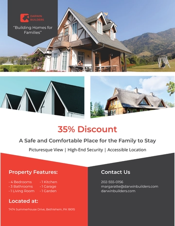 Free Real Estate Property Flyer Template to Edit Online