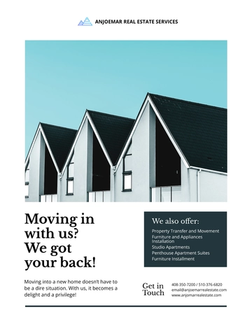 Free Real Estate Services Flyer Template to Edit Online