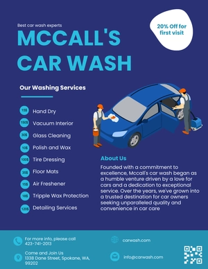 Free Car Wash Pamphlet Template to Edit Online Free Car Wash Pamphlet Template to Edit Online