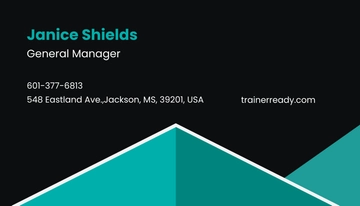 Free Personal Training Business Card Template to Edit Online