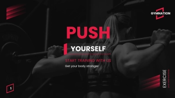 Free Gym Promotion Presentation Template to Edit Online Free Gym Promotion Presentation Template to Edit Online