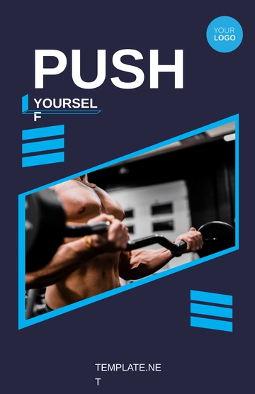 Free Gym Promotional Poster Template to Edit Online