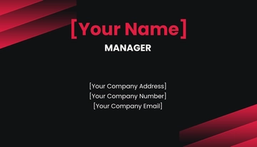 Free Gym Trainer Business Card Template to Edit Online