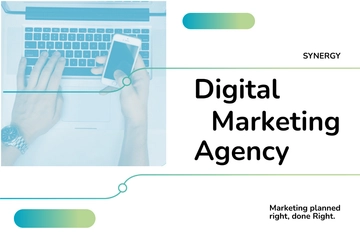 Free Digital Marketing Company Agency Postcard Template to Edit Online