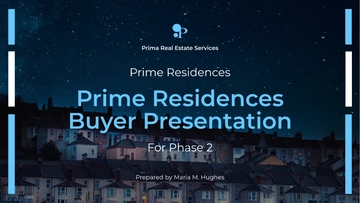 Free Real Estate Buyer Presentation Template to Edit Online