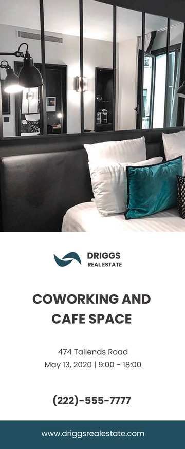 Free Real Estate Open House Door Hanger Template to Edit Online