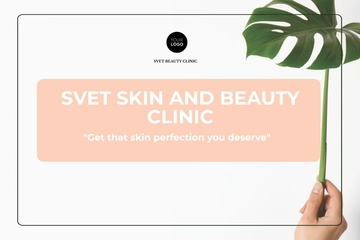 Free Skin Beauty Clinic Postcard Template to Edit Online