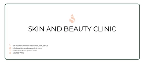 Free Skin Beauty Clinic Envelope Template to Edit Online