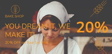 Free Bakery Voucher Template to Edit Online
