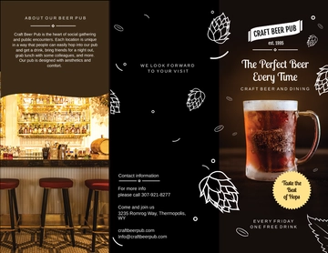 Free Pub Tri-Fold Brochure Template to Edit Online