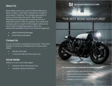 Free Modern Bi-Fold Work From Home Brochure Template to Edit Online