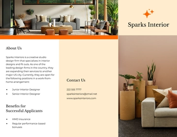 Free Tri-Fold Work Online From Home Brochure Template to Edit Online