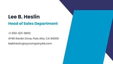 Free Modern Work From Home Business Card Template to Edit Online