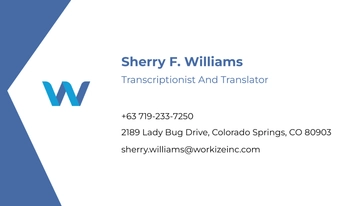 Free Work From Home Online Business Card Template to Edit Online