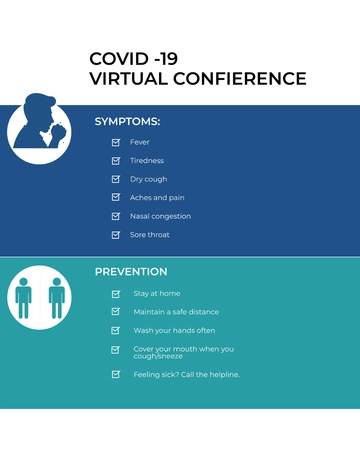 Free Coronavirus COVID-19 Pandemic Flyer Template to Edit Online