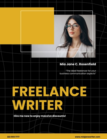 Free Creative Freelance Flyer Template to Edit Online | Template.net
