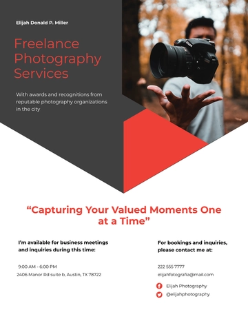 Free Freelancer Flyer Template to Edit Online