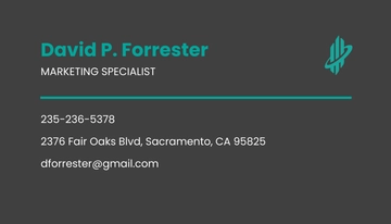 Free Sample Freelancer Business Card Template to Edit Online