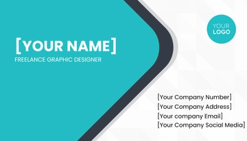 Free Freelance Graphic Designer Business Card Template to Edit Online