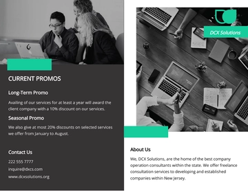 Free Bi-Fold Freelancer Brochure Template to Edit Online