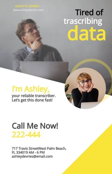 Free Freelance Service Poster Template to Edit Online