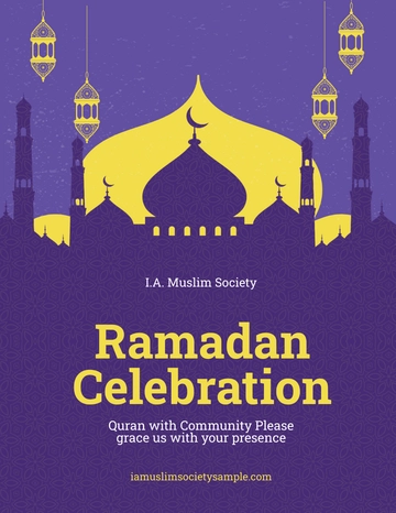 Free Ramadan Flyer Template to Edit Online