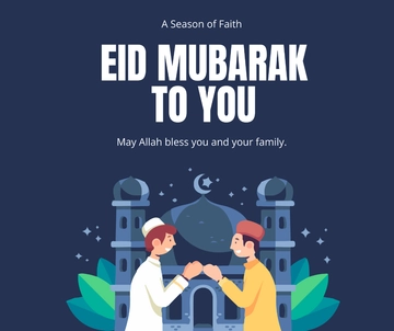 Free Ramadan Facebook Post Template to Edit Online