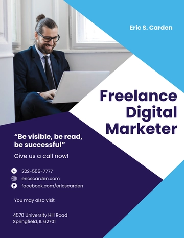Free Freelance Hire Flyer Template to Edit Online | Template.net