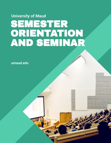 Free University Seminar Flyer Template to Edit Online | Template.net