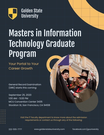 Free Graduate Program Flyer Template to Edit Online | Template.net