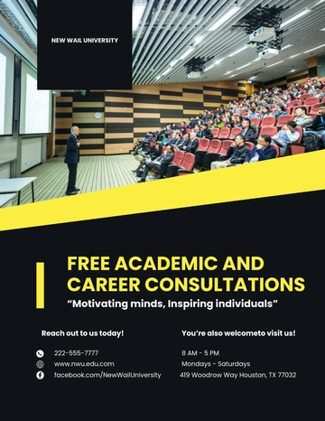 Free University Consulting Flyer Template to Edit Online | Template.net