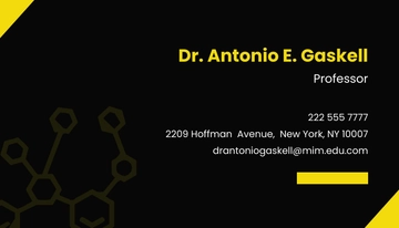 Free Medical University Business Card Template to Edit Online