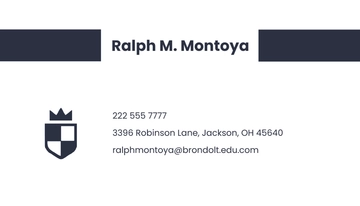Free University Professor Business Card Template to Edit Online Free University Professor Business Card Template to Edit Online