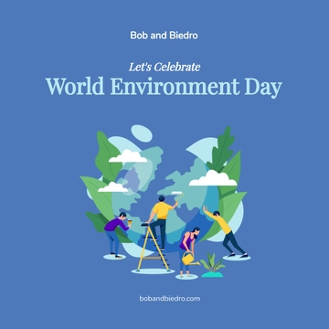 Free World Environment Day Instagram Post Template to Edit Online