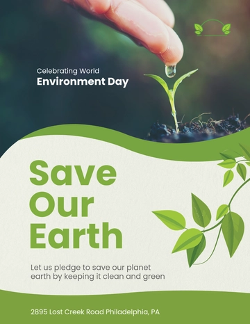 Free World Environment Day Flyer Template to Edit Online | Template.net