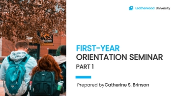 Free University Seminar Presentation Template to Edit Online