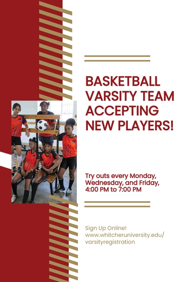 Free University Sports Poster Template to Edit Online