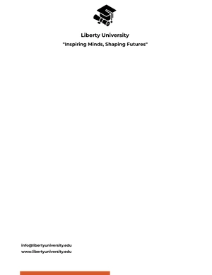 Free Blank University Letterhead Template to Edit Online