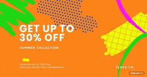 Modern Holiday Sale LinkedIn Blog Post Template