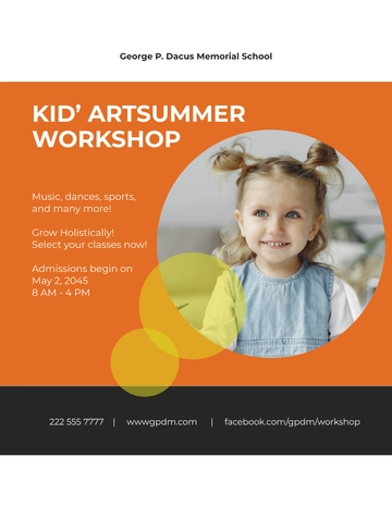 Free Kids School Flyer Template to Edit Online