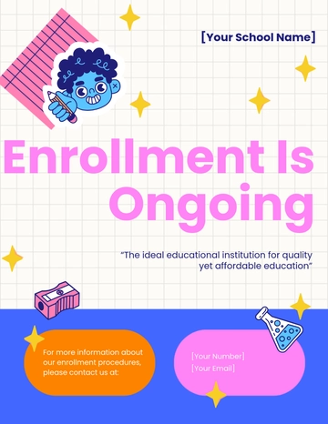 Creative School Flyer Template - Edit Online & Download