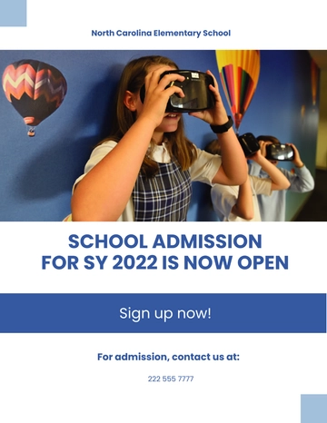 Free Modern School Flyer Template to Edit Online