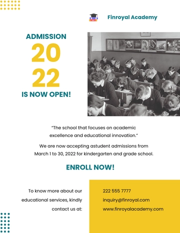 Sample School Flyer Template - Edit Online & Download