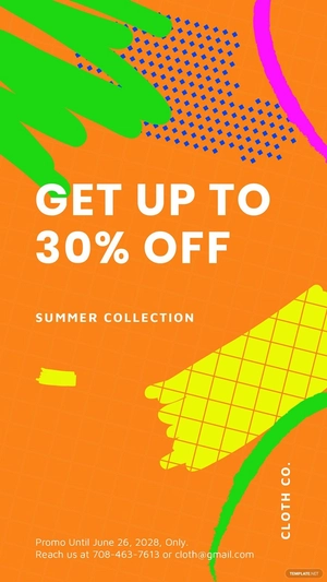 Modern Holiday Sale Whatsapp Post Template